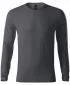 Herren-T-Shirt mit langen Ärmeln MALFINI PREMIUM BRAVE 155 HELLES ANTHRAZIT