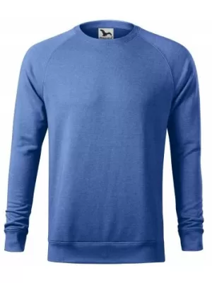 Herren-Sweatshirt MALFINI MERGER 415 BLAUE HIGHLIGHTS