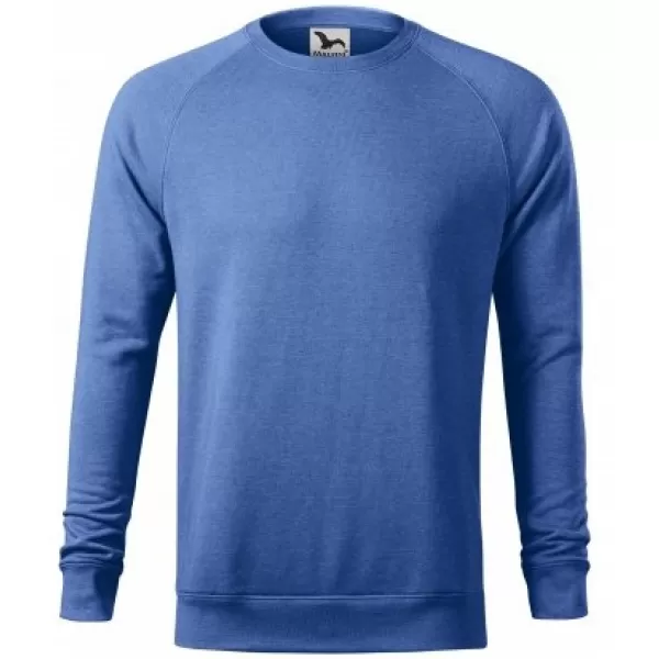  Herren-Sweatshirt MALFINI MERGER 415 BLAUE HIGHLIGHTS 
