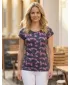 Damen-T-Shirt ALTISPORT ZELA LTSS702 DUNKELBLAU