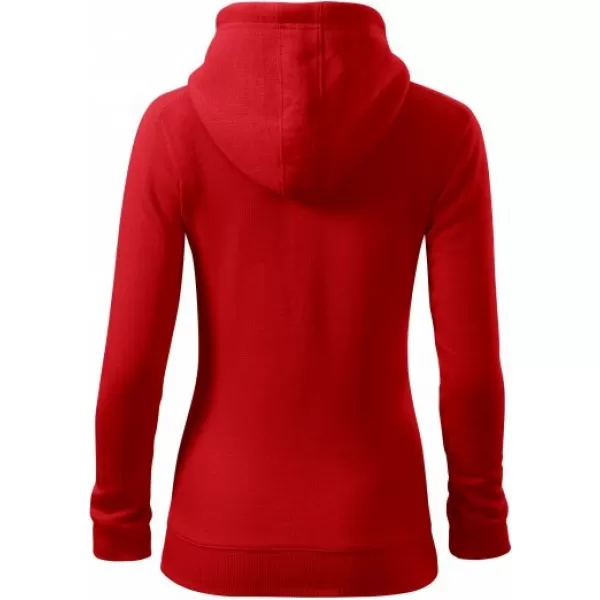  Damen-Sweatshirt MALFINI TRENDY ZIPPER 411 ROT 