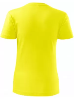 Damen-T-Shirt MALFINI CLASSIC NEW 133 ZITRONE