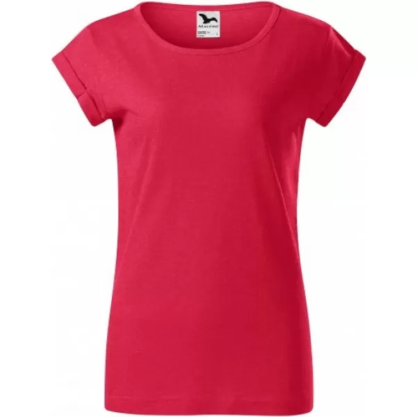  Damen-T-Shirt MALFINI FUSION 164 ROTE MARKIERUNG 