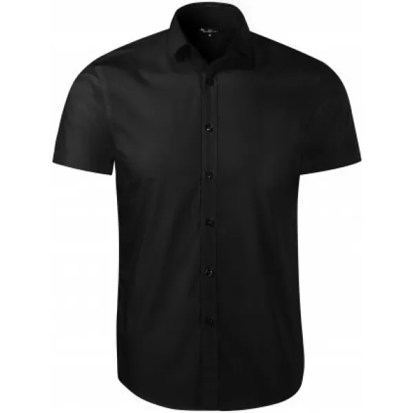  Herrenhemd mit kurzen Ärmeln MALFINI PREMIUM FLASH 260 SCHWARZ 
