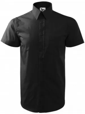 Herrenhemd mit kurzen Ärmeln MALFINI CHIC 207 SCHWARZ