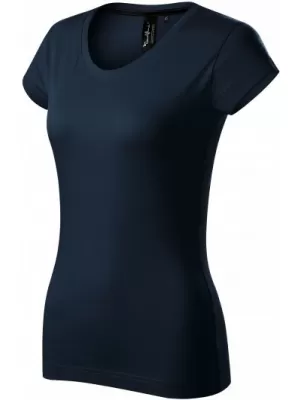 Damen-T-Shirt mit kurzen Ärmeln MALFINI PREMIUM EXCLUSIVE 154 MARINEBLAU
