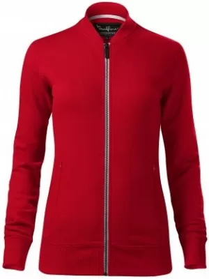 Damen-Sweatshirt MALFINI PREMIUM BOMBER 454 ROTE FORMEL