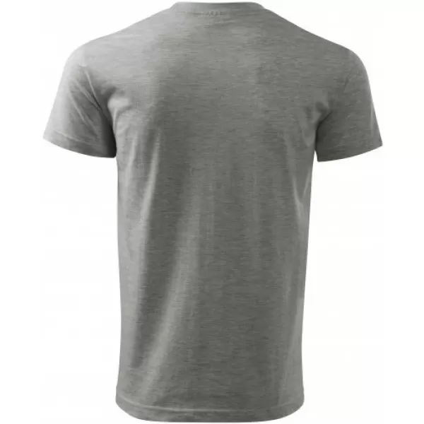  Herren-T-Shirt MALFINI HEAVY NEW 137 DUNKELGRAUE HIGHLIGHTS 