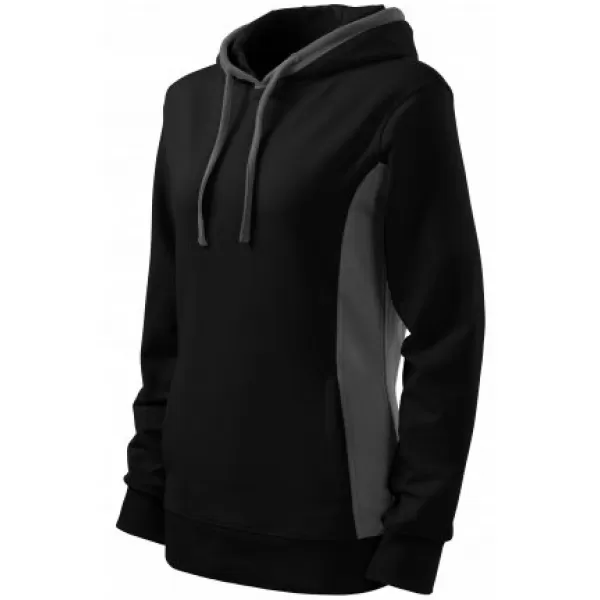  Damen-Sweatshirt MALFINI KANGAROO 408 SCHWARZ 