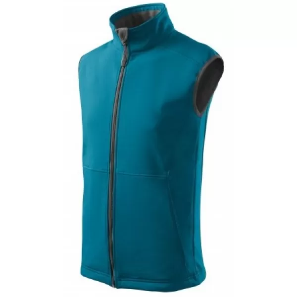  Herren-Softshellweste MALFINI VISION 517 DUNKLES TÜRKIS 