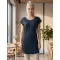Langes T-Shirt für Damen MALFINI LOVE 123 MARINEBLAU