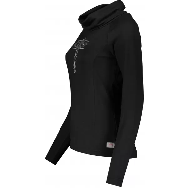  Damen-T-Shirt TORSTAI CHILLIWAK SCHWARZ 