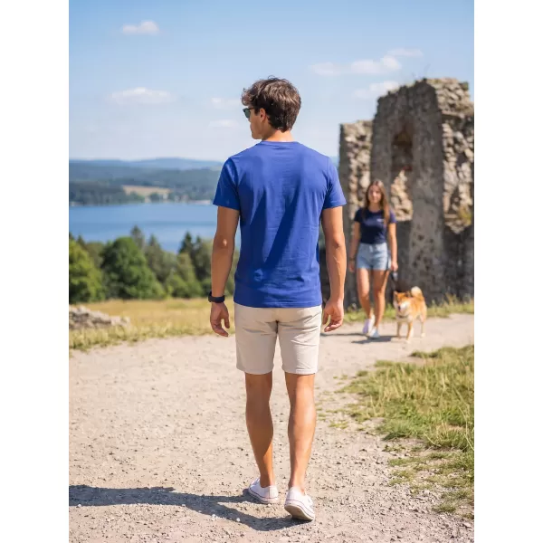  Herren-T-Shirt ALTISPORT ALM013129 KÖNIGSBLAU 