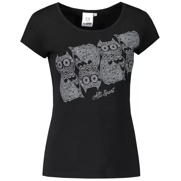  Damen-T-Shirt ALTISPORT ALW005122 SCHWARZ 
