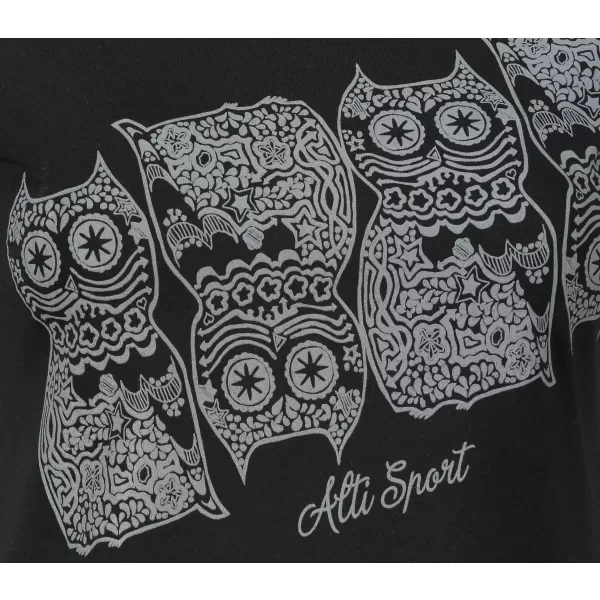  Damen-T-Shirt ALTISPORT ALW005122 SCHWARZ 