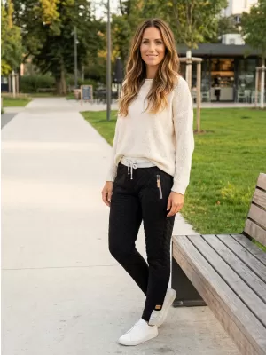 Damen-Jogginghose TORSTAI LAUSANNE SCHWARZ