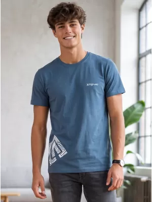 Herren-T-Shirt ALTISPORT ALM013129 DENIM
