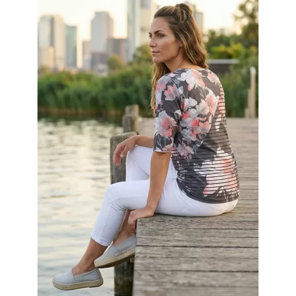  Damen-T-Shirt KIXMI KRISTIE DUNKELGRAU 
