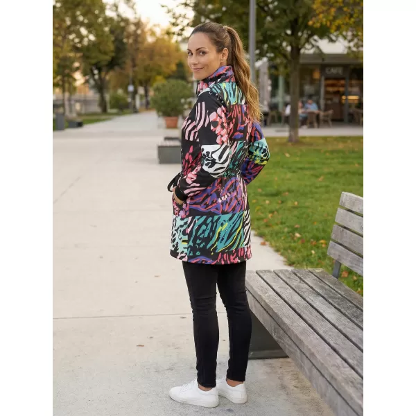  Erweitertes Damen-Sweatshirt KIXMI KORTNEY SCHWARZ 
