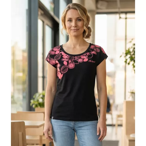  Damen-T-Shirt ALTISPORT GABU SCHWARZ 