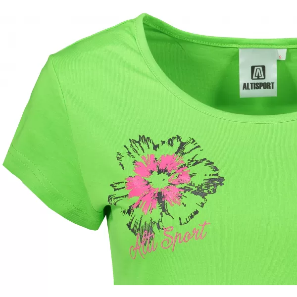  Dámské triko ALTISPORT CARRYOVER ALW016122 APPLE GREEN 