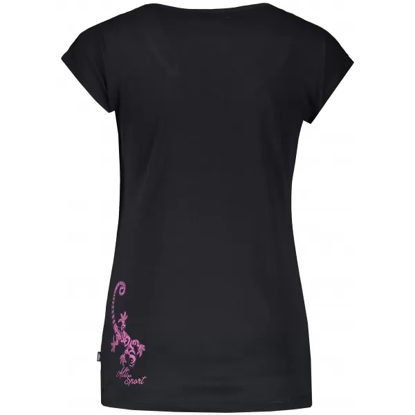  Damen-T-Shirt ALTISPORT MALANTA SCHWARZ 