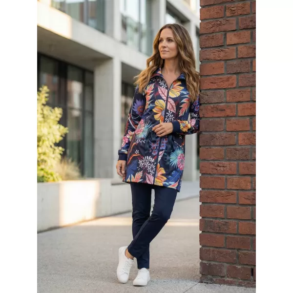  Erweitertes Damen-Sweatshirt KIXMI KORTNEY DUNKELBLAU 