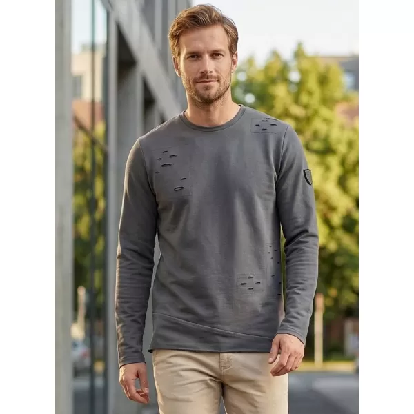  Herren-Sweatshirt KIXMI KARMELO DUNKELGRAU 