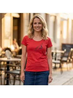 Damen-T-Shirt ALTISPORT ALW030F61 ROT