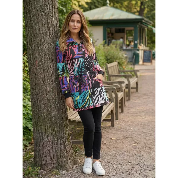  Erweitertes Damen-Sweatshirt KIXMI KORTNEY SCHWARZ 