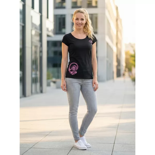  Damen-T-Shirt ALTISPORT MALANTA SCHWARZ 