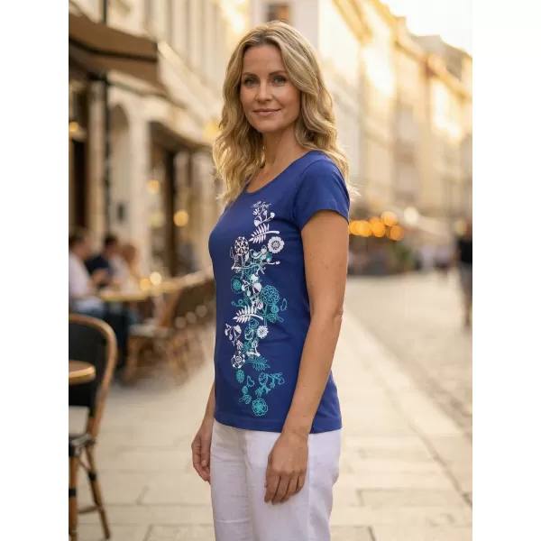  Dámské triko ALTISPORT CARRYOVER ALW029122 KRÁLOVSKÁ MODRÁ 