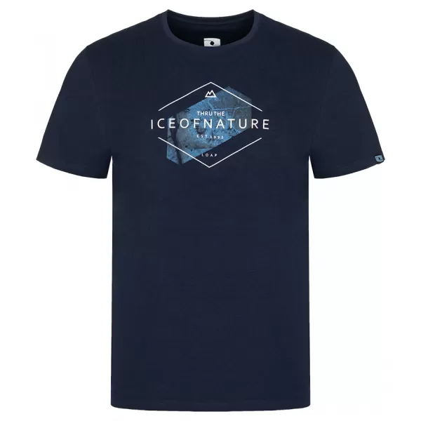  Herren-T-Shirt LOAP ALIOT CLM2077 BLAU 