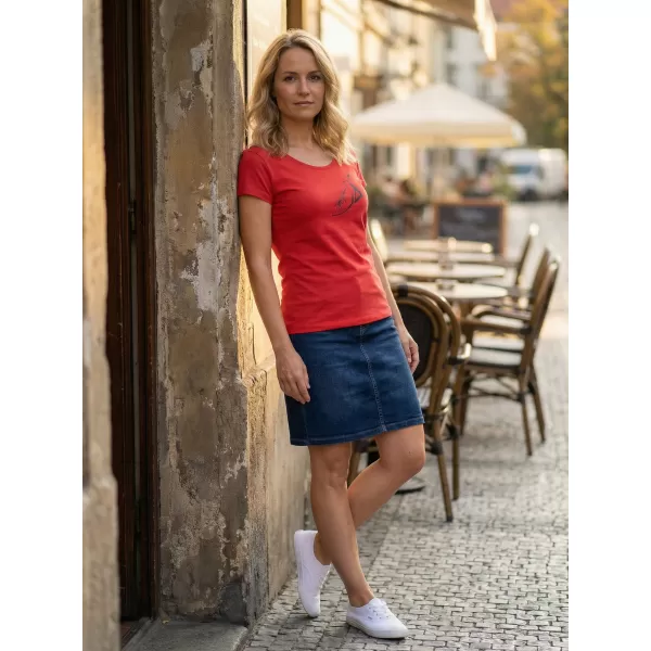  Damen-T-Shirt ALTISPORT ALW030F61 ROT 