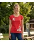 Dámské triko ALTISPORT CARRYOVER ALW016122 ČERVENÁ