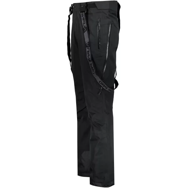 Herren -Skihosen ALPINE PRO NUDD 6 MPAS475 SCHWARZ 