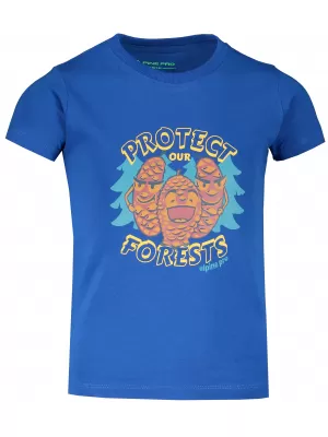 Kinder t -Shirt mit kurzen Ärmeln ALPINE PRO IVARO 3 KTSS278 BLAU