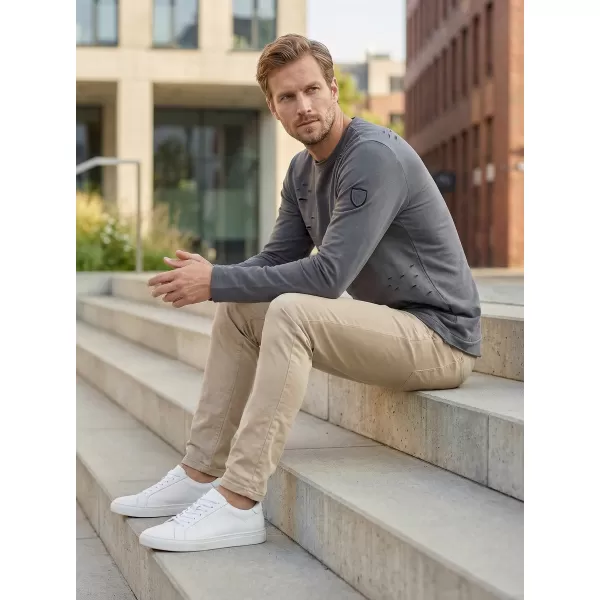  Herren-Sweatshirt KIXMI KARMELO DUNKELGRAU 