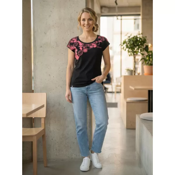  Damen-T-Shirt ALTISPORT GABU SCHWARZ 