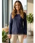 Damen-Sweatshirt KIXMI KAMEA DUNKELBLAU
