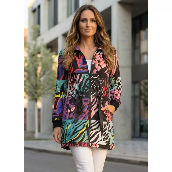  Erweitertes Damen-Sweatshirt KIXMI KORTNEY SCHWARZ 
