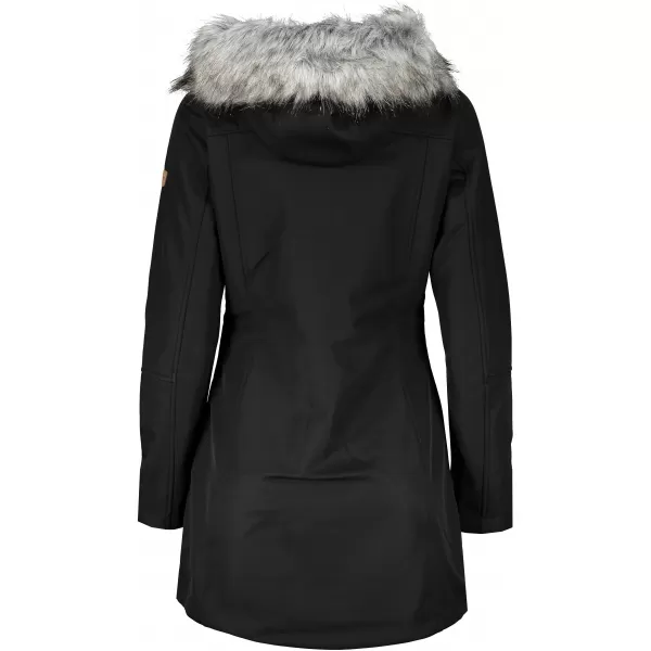  Damenweichschellmantel ALPINE PRO MASIA LCTS137 SCHWARZ 