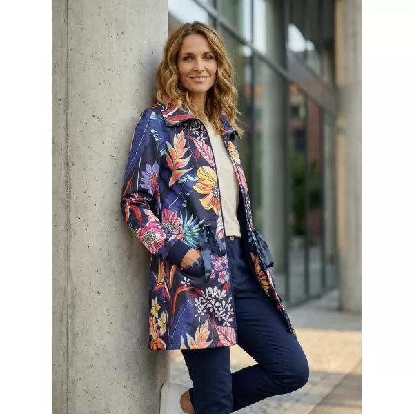  Erweitertes Damen-Sweatshirt KIXMI KORTNEY DUNKELBLAU 