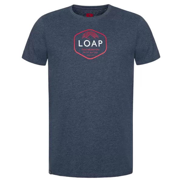  Herren-T-Shirt LOAP BENSON CLM2087 BLAU 