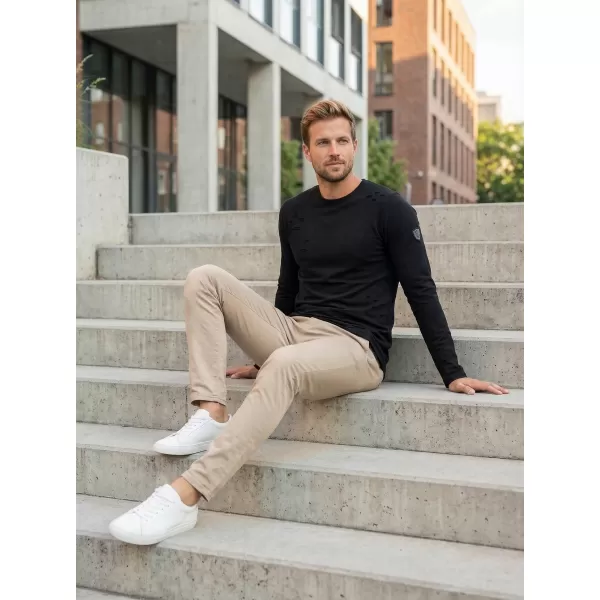  Herren-Sweatshirt KIXMI KARMELO SCHWARZ 