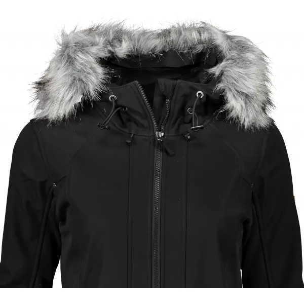  Damenweichschellmantel ALPINE PRO MASIA LCTS137 SCHWARZ 