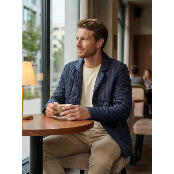  Herrenjacke KIXMI KRISPEN DUNKELBLAU 