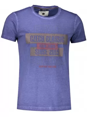 Herren-T-Shirt KIXMI KEIRON DUNKELBLAU