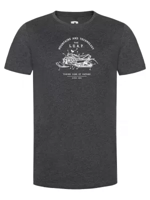Herren-T-Shirt LOAP BEAU CLM2088 SCHWARZES HIGHLIGHT