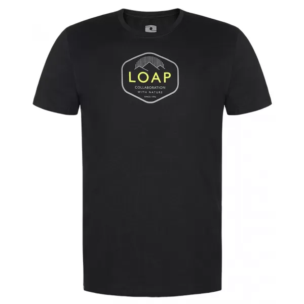  Herren-T-Shirt LOAP BENSON CLM2087 SCHWARZ 